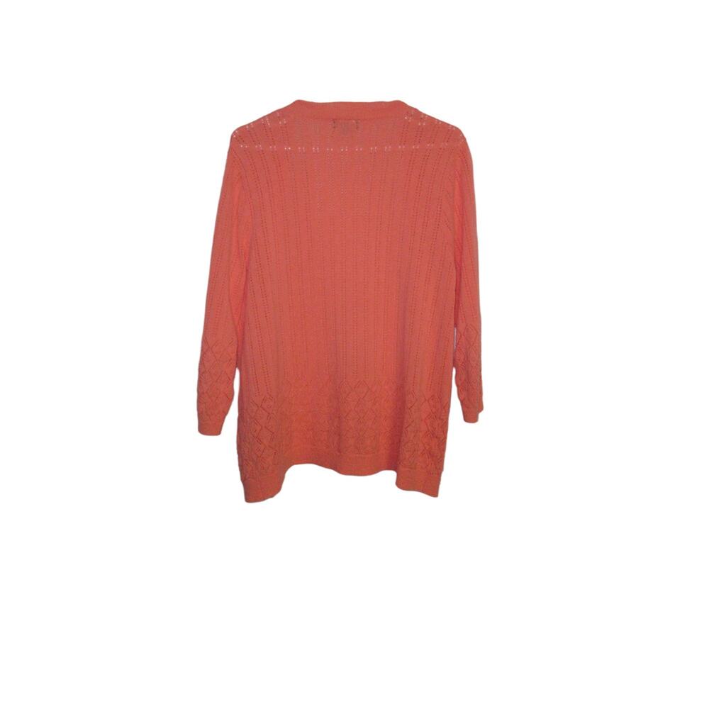 Bon Worth Knit Peach Cardigan - Picture 2 of 3